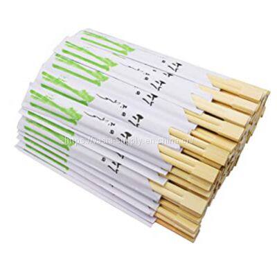 Disposable China twin bamboo chopstick Sushi Chopsticks in Paper Packing