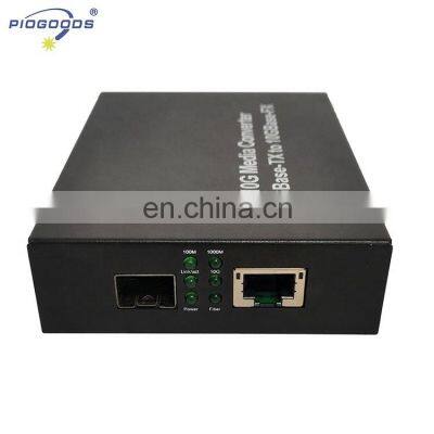 PG-10GE-F 10G fiber optic to rj45 media converter transceiver 10-100km distance SFP port