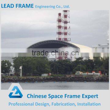 Secure space frame coal storage yard