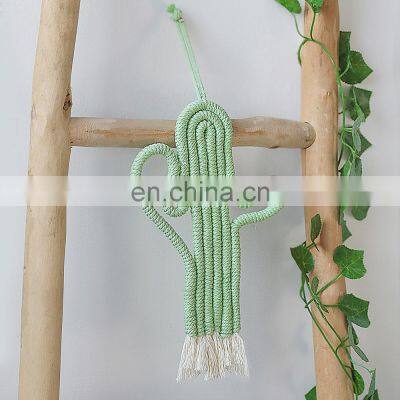 Fashion Wall Murals Woven Macrame Rain Bow Wall Hangings Tassel Decoration Rain Bow Tapestry For Modern Home Decor Deco Maison photo-5