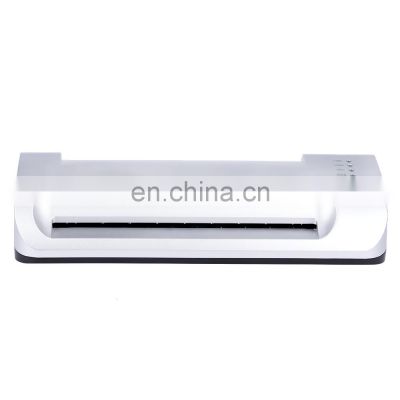 Factory Customized Photo/Paper/Document Hot Cold Laminator 2 Rollers Laminadora Frio A4 Cold Roll Laminating Machine