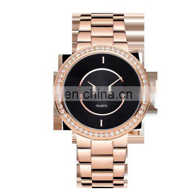 Fashion Quartz Watch For Women 5atm Waterproof Luxury  Casual Timepiece Dress Watches Stainless Steel Rose Gold Watch