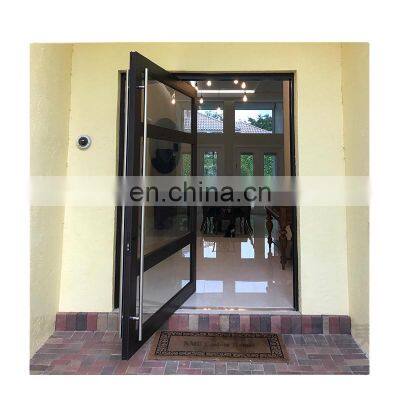 High quality double glazed Emergency escape glass aluminum escape door