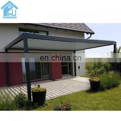 Freestanding and Wall Mounted Garden Opening Roof Pergola Shutter Awning gazebo outdoor aluminum pergola