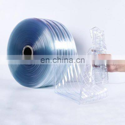 Bule Transparent PVC Curtain/ Soft PVC Curtain Strip Roll