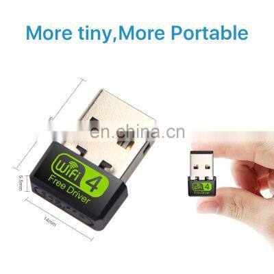 ALLINGE SDS591 USB Wireless WiFi Adapter Mini WiFi Dongle Receiver for PC/Laptop/Desktop photo-3