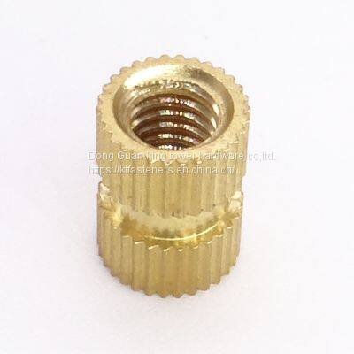 Custom Brass Knurled Threaded Insert Nut photo-4