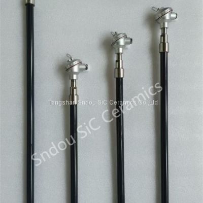 Sylon Ceramic protection tubes, silicon nitride ceramic tubes, Si3N4 stalk tubes, heating protective Tube