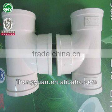 PVC pipe fittings for U-PVC Drainage Pipe System verified by BV/ISO