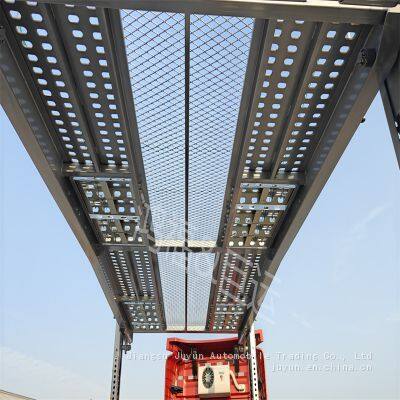 Export Semi-trailer Screw Lift Oil Cylinder Lifting Russian Semi-trailer photo-4