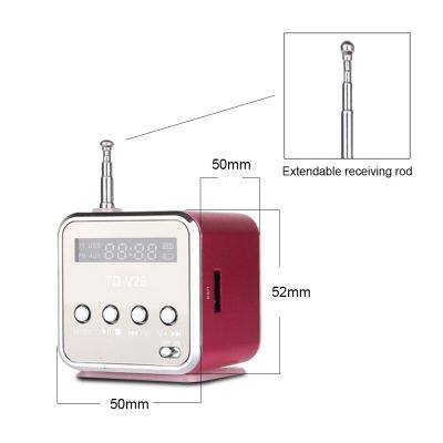 Portable FM Mini Multi-function Radio Speaker USB Notebook Support SD/TF Card Mp3 Music Player Speakers photo-3