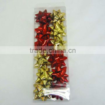 Gift packaging bow / star ribbon bow for promotional gift