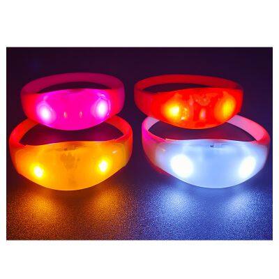 Customized LOGO Glow in Dark Bracelets LED Event Wristbands For Music Concert