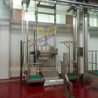 High Efficiency Cattle Slaughter Machine Beef Abattoir Equipment Slaughterhouse Hydraulic Cow Skinning Device photo-2