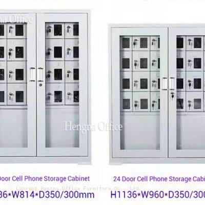 Industrial Metal 12 Slot Cell Phone Charging Cabinet EWSW217 |Customized Power Sockets &Ventilation Slots for Construction Sites & Mining Industry photo-3