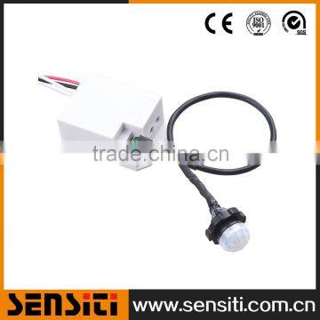 Small head 90 degree Fitting Lamp PIR Motion Sensor