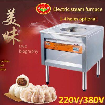 electric steam oven with 1 - 4 holes, electric steamer for buns, bun steaming oven, steam oven, bun steaming cabinet