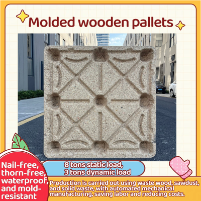 Export-Grade Molded Wood Pallet (Fumigation-Free) — ISPM 15 Certified — 4-Way Entry photo-4