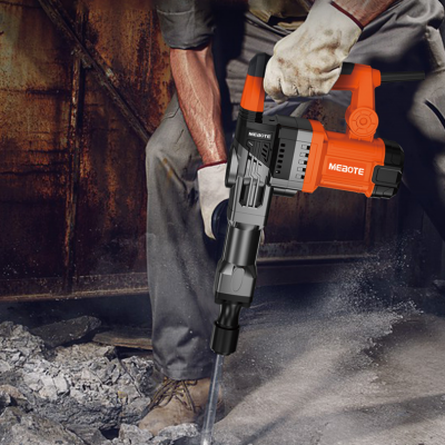 ‌Powerful 1700W Electric Demolition Hammer, 2000RPM Heavy-Duty Concrete Breaker With Accessories