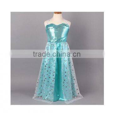 Wholesale Cheap 2015 Elsa Queen Dress For Girls D photo-2