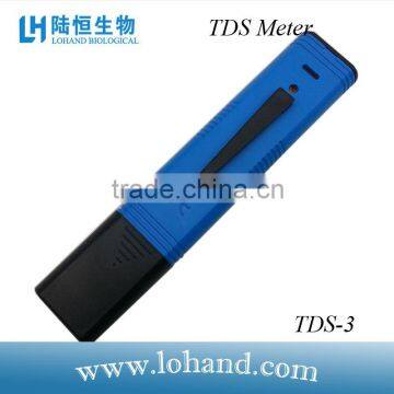 0-9990ppm wide measuring range hand held TDS testing meter