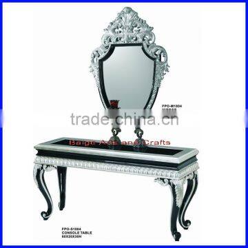 Latest Fancy Resin Hand Carved Console Table S-1804