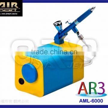 Taiwan Made Model No AR3 for Nail Art and Makeup AIRBRUSH MINI AIR COMPRESSOR photo-3
