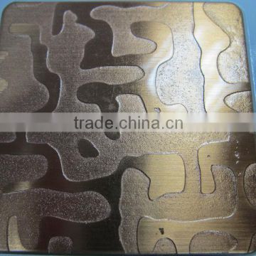 Foshan Chinese stainless steel bronze finish