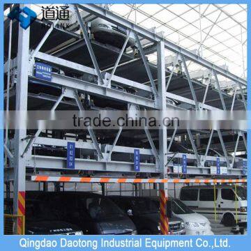 Multi level puzzle automated car parking system