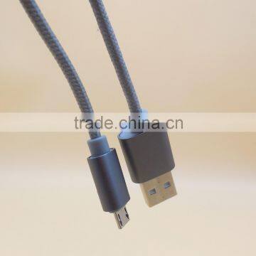 Colorful micro usb cable Customized Logo with micro 5pin adater