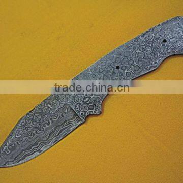 udk b73" Custom handmade Full tang Damascus blank blade hunting knife with graet adge