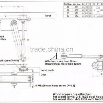 Distributor Brazil Door Closer Made by NEW STAR of Japanese Leading Manufacturer Company With Wonderful Reputation photo-3