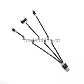 New products 2016 innnovative product 1 in 3 usb data cable wholesale china suppliers usb cable