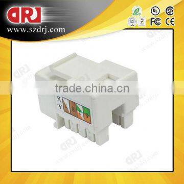 90 degree Rj45 CAT5e UTP Keystone Jack