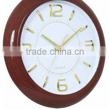 2014 New Design Antique Wood Frame Wall Clock