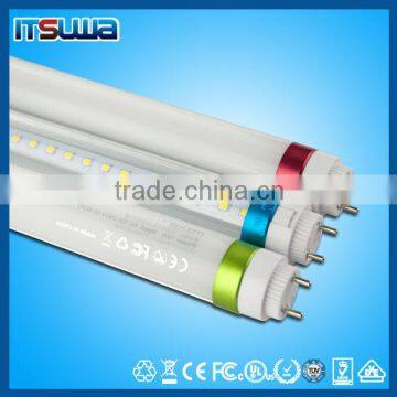 UL TUV 2015 new 180 degree beam angle ul dlc led tube light read tube rotatable caps