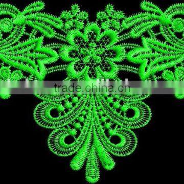 2016 New Chemical Water Soluable Lace Halter Neck Wedding Dresses photo-3