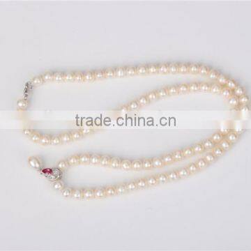 2016 Fashionable New Design Pearl Pendant Necklace for Wedding photo-3