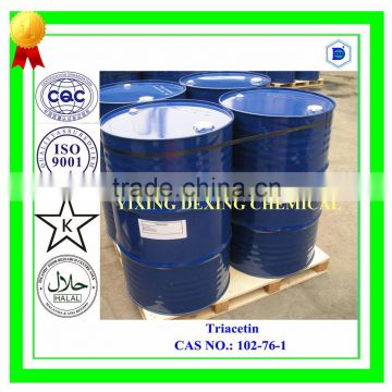 Glyceryl triacetate, 102-76-1, humectant, flexibilizer, pharmaceutical excipient                        
                                                Quality Choice