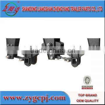 Round Axle Underslung Suspension for Lowboy Low Bed Semi Trailer photo-2