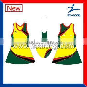 sublimation cheap netball dress