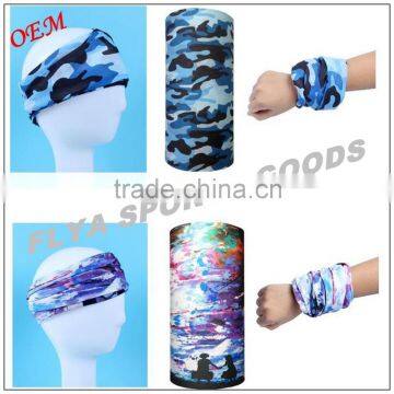 Best selling Top Quality durable multi colors custom print logo square bandana hat
