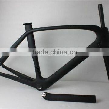 High performance carbon aero road frame