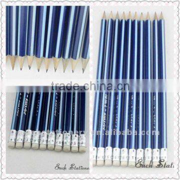 Drawing triangle hb Pencil With Rubber Top