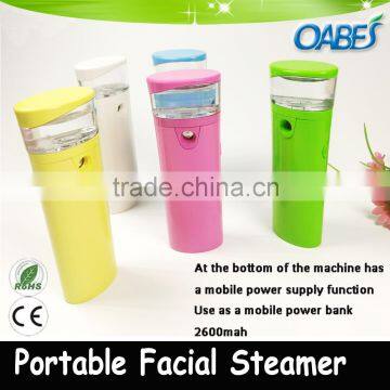 handle nano mist face cooling spray home use beauty device electric portable facial steamer