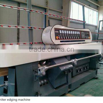 Modern design glass straight- line miter edging machine with touch screen