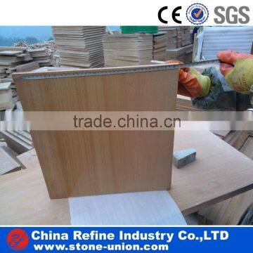 yellow wooden sandstone tiles