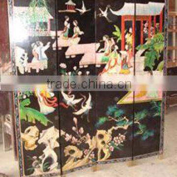 Chinese antique furniture wood screen