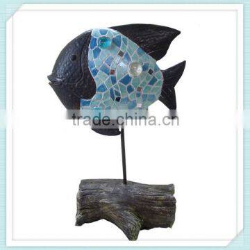 decorative colorful resin fish sculpture crafts