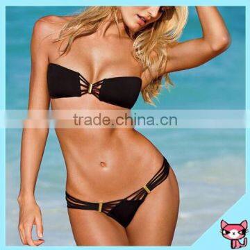 China supplier black lady summer bikini